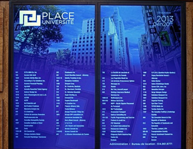Lobby Directories