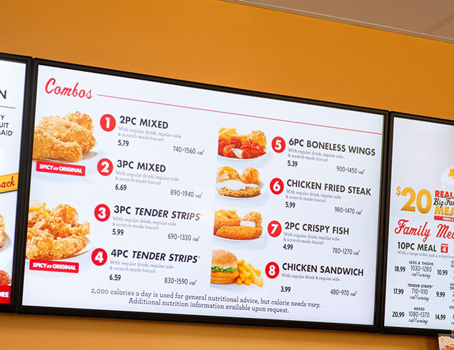 Digital Menus